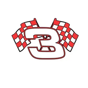 Dale Earnhardt NASCAR Intimidator Vinyl Car Truck Sticker Decal - Lasts 6+ Years, Custom Sizes Available (6”, 8”, 10” Long), Oracal Vinyl Vehicle Exterior Decoration