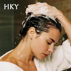 HKY Collagen Deep Repair Hair Mask, Argan Oil Deep Conditioner Treatment for Dry, Damaged, Frizzy Hair. Natural Hydrating Haircare for Color-Treated, Bleached Hair, Split Ends & Breakage. Professional Salon Quality Smoothing Frizz Control Formula (400 g)