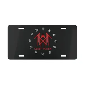 Sleep Tọken Logo License Plate truck accessories, Car tags, front license plate for trucks, custom license plate