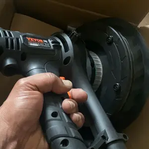 VEVOR Drywall Sander 850W, TikTokShopBlackFriday, Variable Speed 800-1750 RPM, Foldable Sheetrock Sander with Telescope Handle, LED Strip Light, Vacuum Bag & Gloves Heavy Duty Power Tools