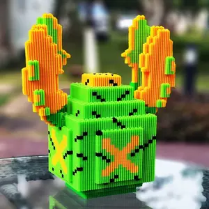 Grow A Garden Bug Egg Assembly Model Building Kits - Chickent Zombie, Disco Bee Building Blocks Series