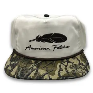 American Fetcher Snapback Hat The Feather - Old School Bottomland Rope