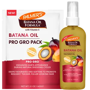 Palmer's Batana Oil Formula Treatment Oil and Pro Gro Pack Bundle for Resilient, Thicker, Fuller-Looking Hair