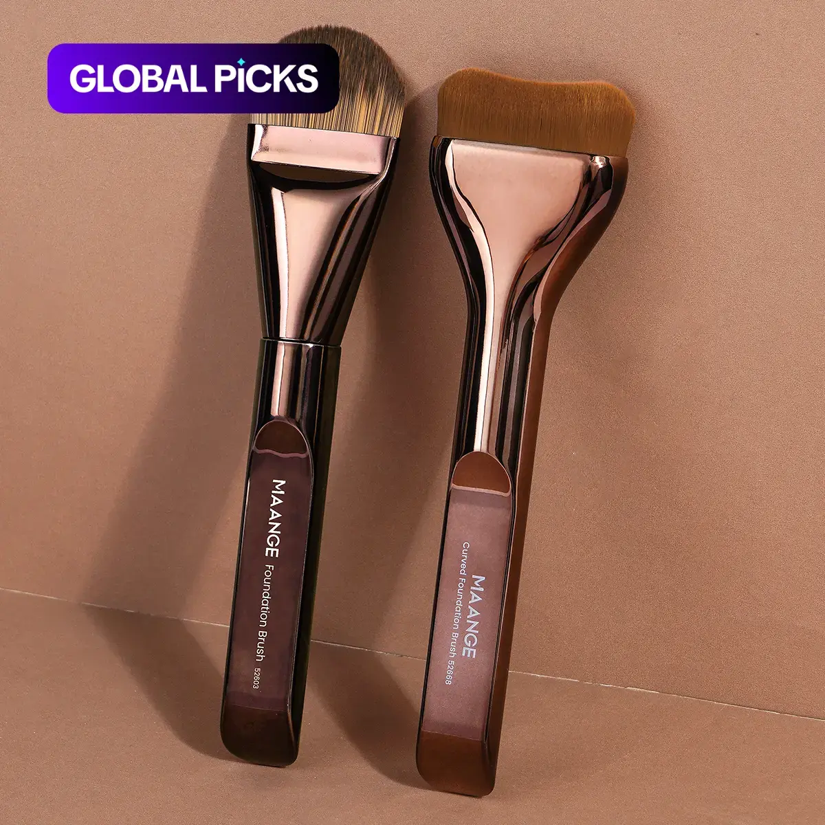 Professional Makeup Brush Set, Face Makeup Brushes, Contour and Foundation Brushes for Liquid, Cream, and Powder Makeup, Cosmetic Tools for Women & Girls #GLOBAL PICKS