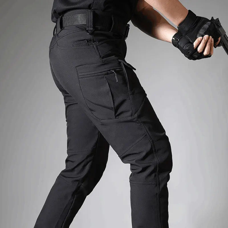 Black X7 flannel pants