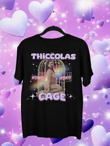 Comfort Colors Nicolas Cage Funny Meme Shirt, Gag T-Shirt, Unhinged Gift, Inappropriate, Cursed Celebrities Offensive Raunchy Meme Tee