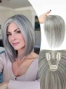 Women's Wig Top Hairpiece, Lightweight Invisible Natural Volume Bangs, Face Framing Bangs, Cover Hair, Suitable for All Occasions