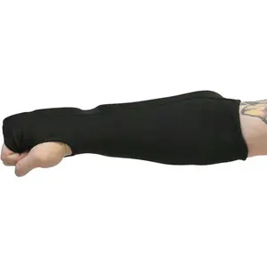 Martial Arts Combination Fist and Forearm Guard, Black, Youth Small Size - Protective Gear for Martial Arts Combat Training