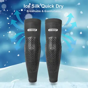 Summer Cooling Arm Sleeves With Leg Elbow Knee Protection Breathable Anti Fall Motorcycle Riding Gear For Men Women Sun Protective Lightweight Ice Silk Cover For Running Fitness Cycling Snow Sports Extreme Sports Hiking Camping Martial Arts And Outdoor Ac
