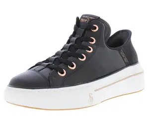 Skechers Snoop One Original Slip On Leather Womens Shoes