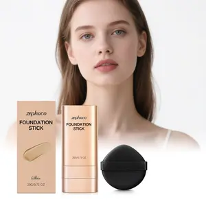 Clear Concealer Foundation Stick, Single Item, Any Skin Tone, Non-Flammable, No Scpn/cpnp Notification, No Ca Prop 65 Compliance