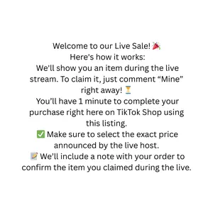 LIVE SALE