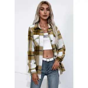 Plaid Button Up Flannel Shirt