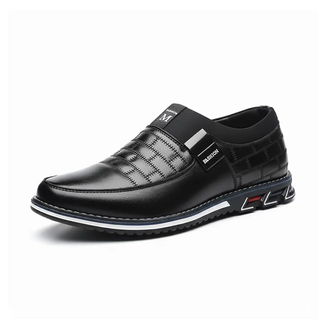 Slip-On Derby All-Day Comfort Leather Shoe
