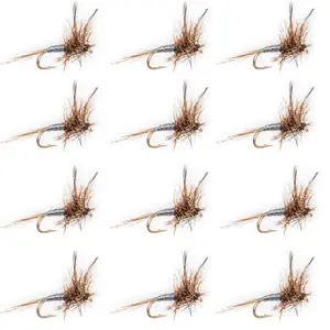 Floating Feather Supply Adams Dry Fly 12 Pack – Classic Trout Dry Fly Size 14-18