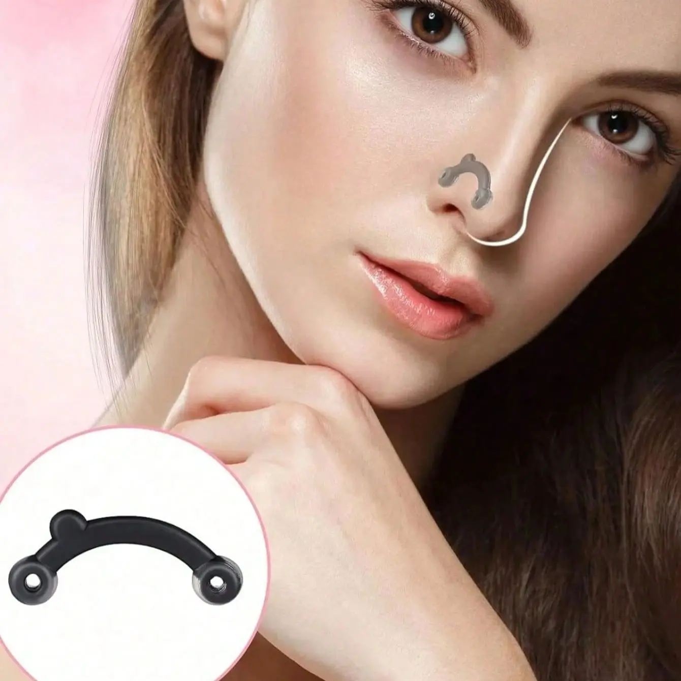 Adjustable Nose Up Lifter, Clear Nose Lift Clip, Reusable Unscented, No Battery Needed, Multi-Scenario Use for Beauty Enhancement and Comfort, Facial Beauty Tools, Face Lifting Device