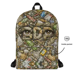 Seeing Thru Rubbish backpack