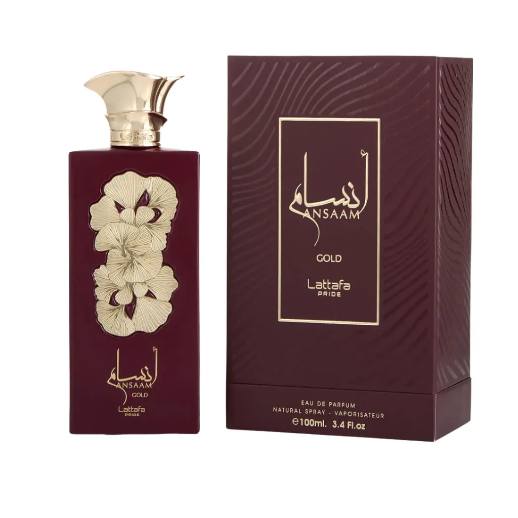 Lattafa Ansaam Gold Eau de Parfum Spray for Women, Sweet Floral Gourmand Fragrance with Vanilla, Citrus & Rose Notes, 3.4 fl.oz, Floral Scent Perfumes, Fragrances, Vanilla Girl, Vanilla Scents