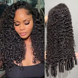 Bling Hair 180% Burmese Curly 13x6 Transparent Lace Front Wigs Deep Wave/Curly/Water Wave 13x4 HD Lace Frontal Human Hair Wig Wet And Wavy HD Lace Front Wigs Human Hair Pre Plucked Frontal Wig
