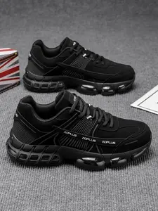 Cushioned Running Shoes, Trendy Mecha Style Dad Sneakers, Thick Sole Height Increasing Casual Sports Shoes, Unisex Versatile Fashion Shoes