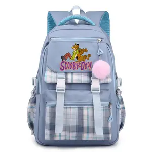 Viral TikTok Scooby-Doo Anime Backpack 2025! Full-Print Design + 17" Laptop Compartment  Waterproof & 3 Quick-Access Pockets for School/Con/Travel