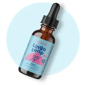 JoySpring LingoLeap Zeolite Drops with B Vitamins for Kids Sugar-Free Gluten-Free Speech Learning Support Made in USA