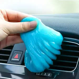 Car Cleaning Gel Universal Detailing Kit – Automotive Dust & Crevice Cleaner, Blue Slime for Air Vents & Interior Detail Removal, Keyboard Cleaner