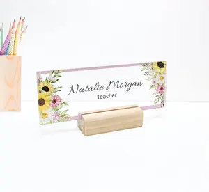 Personalized desk name plaque, office plaque, plate with name, custom desk nameplate sign, modern office decor, executive desk name plate