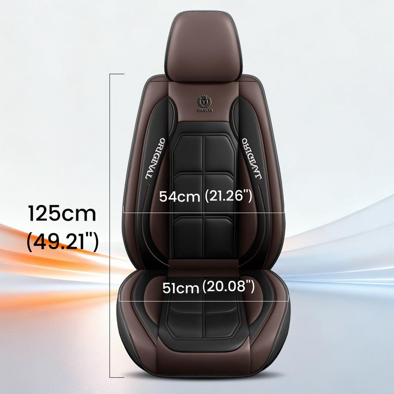 Scratch-Proof Car Seat Covers 1PC - Waterproof PU Leather, Soft & Comfortable, Durable, Anti-Scratch, All Seasons Protection