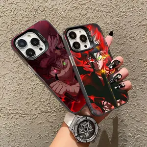 Asta Black Clover Anime Manga Phone Case For IPhone17 16 15 14 Plus 13 12 11 Pro 7 8 XS Max XR Silver Black Bumper Case