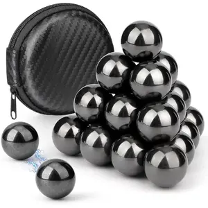 Large Fidget Magnet Toy for Adults, Magnet Hand Roller, Magnetic Toy for Men, 21 PCS Refrigerator Magnet Ferrite Slime Putty Novelty Gifts