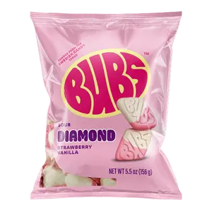 BUBS Swedish Gummy Fruit and Chewy Candy Sweet Sour Tangy Lemon Raspberry Flavor Chewy Texture 5.5 oz Viral Sensation Swedish Candy