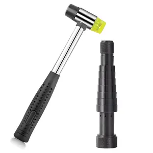 Ring Stretcher Kit – Dual Head Rubber Mallet & Ring Mandrel for Ring Size Adjustment Jewelry Repair