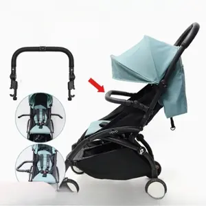 2/3pcs Stroller Handlebar Adjustable Multi-Position Detachable Secure Lock Ergonomic for Parent Use