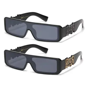 OG Slim LOCS Slim Frame Black Gold Embed Sunglasses Men women savage sunglass