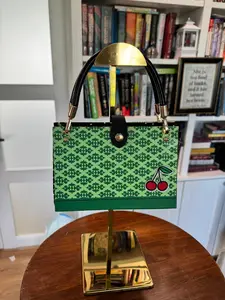 Book Purse- Vintage Cherry Bomb