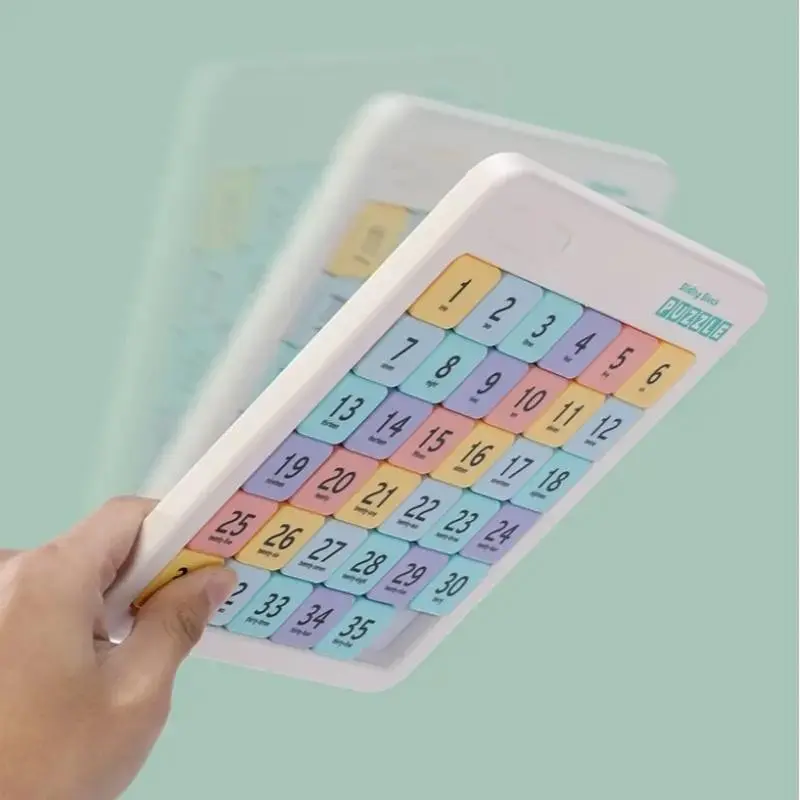 Adult Stress Relief Magnetic Number Slide Puzzle, Magnetic Puzzle