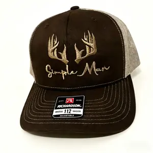 Simple Man Trucker Hat for Men Country Lifestyle Cap Rustic Outdoor Hat TikTok Trending Western Streetwear Casual Country Boy Fashion Gift for Outdoorsmen,Delivered before Christmas.