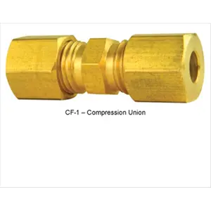 AGS CF1 Brake Line Compression Fitting- 0.18 In.