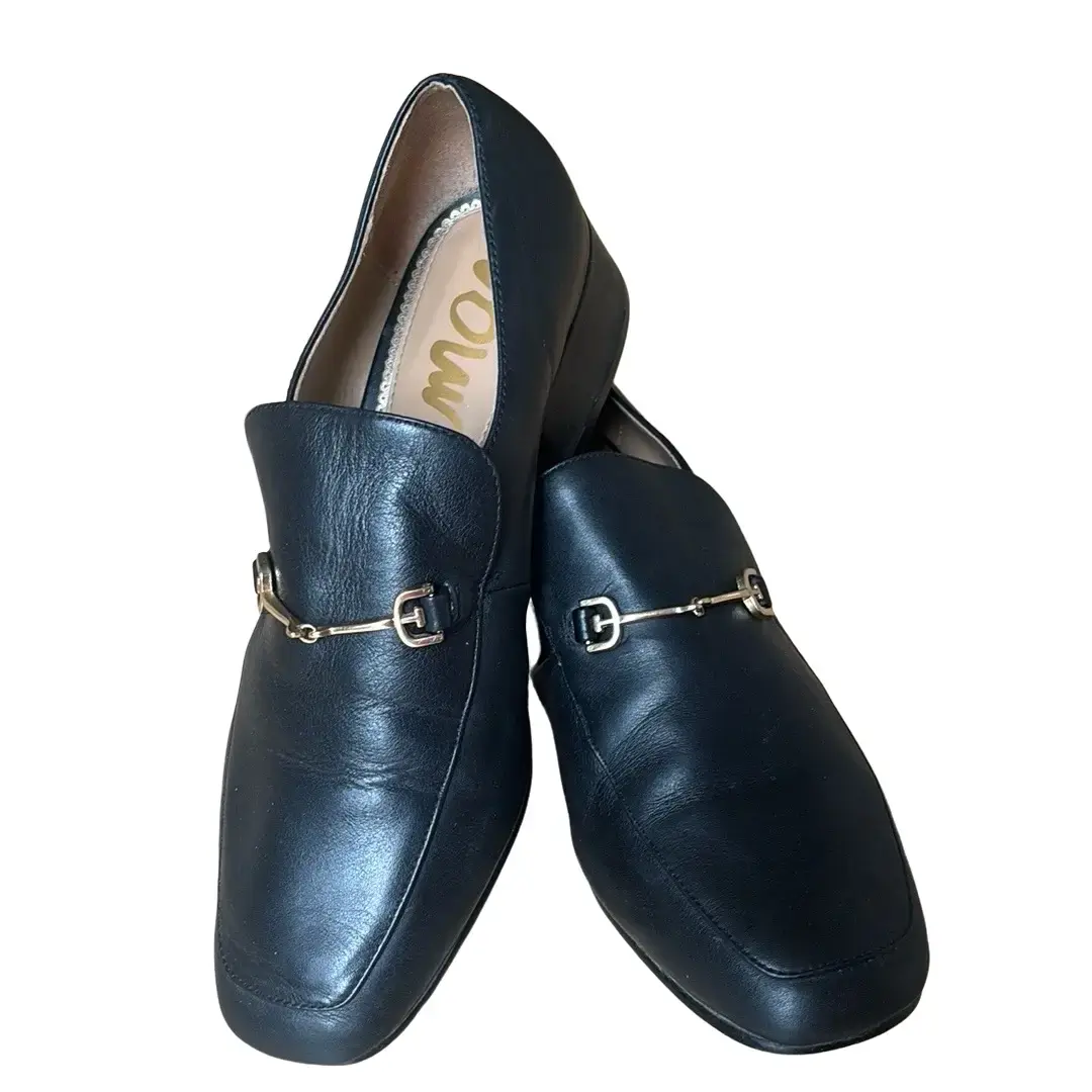 Sam Edelman, black leather loafers size 9 Footwear Walking Shoes