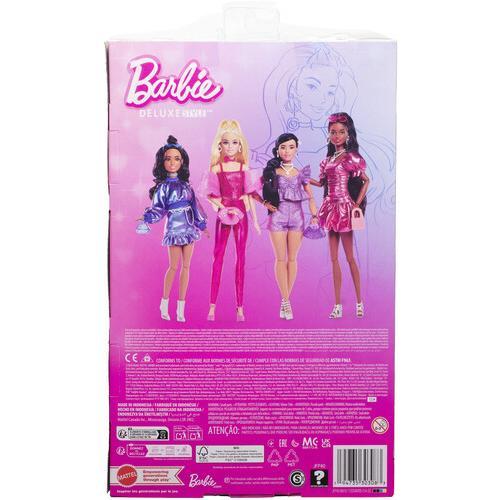 Mattel - Barbie Deluxe Style with Blonde Hair in Pink Metallic Corset Outfit  [Collectible Figurine/Statue/Bust] Paper Doll