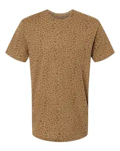 Brn/Leopard LAT 6901 Fine Jersey Tee