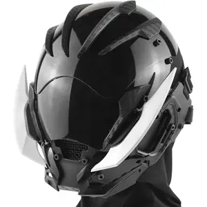 Punk Mask, Futuristic Helmet, Sci-Fi Helmet For Adults, Perfect For Cosplay Accessory And Rave Parties