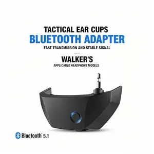 Bluetooth Adapter for Walker's Razors W1 Headphones, ABS Material Tech Accessories, Safe Music MOD for W1 Headsets outdoorfun,summervibes