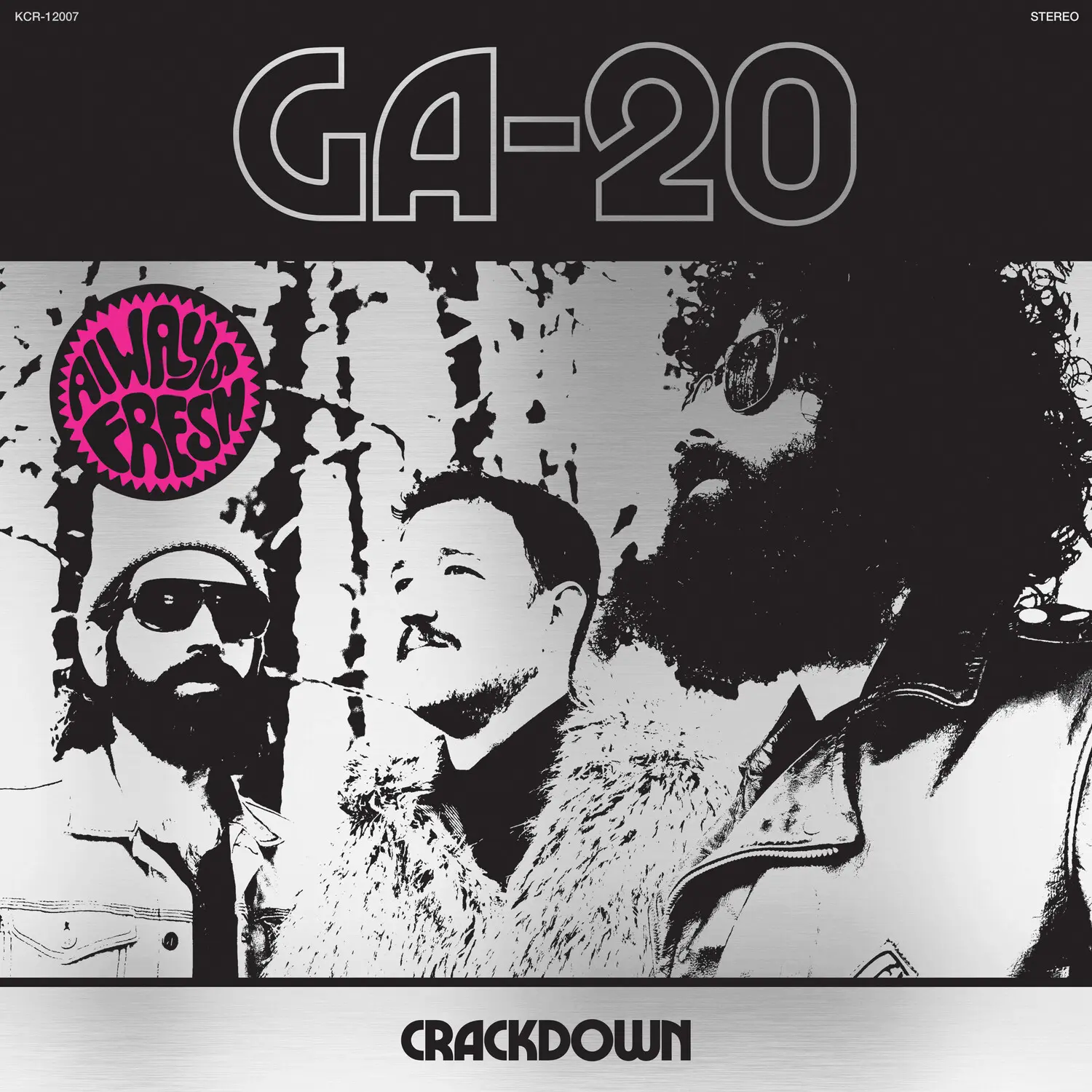 GA-20 Band - Crackdown Blues Cassette Tape, Colemine Records Release with 10 Tracks
