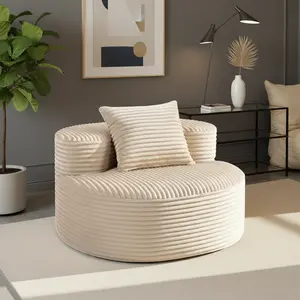 Spaco Compression Sofa,Moon Bay Sofa ,Memory Foam Upholstered Couch Foldable Sleeper Sofa with Pillow Comfy Floor Lounge for Living Room Bedroom