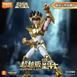Original BLOKEES Saint Seiya Second bullet Taurus Dragon Capricorn Sagittarius Action Figure Anime Figures Anime Toys Christmas Gift In Stock