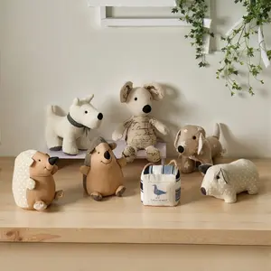 Cute Cartoon Lazy Person Doll Door Stopper, Fabric Decorative Sand Bag, Windproof and Impact-Resistant, Adorable Baby Toy