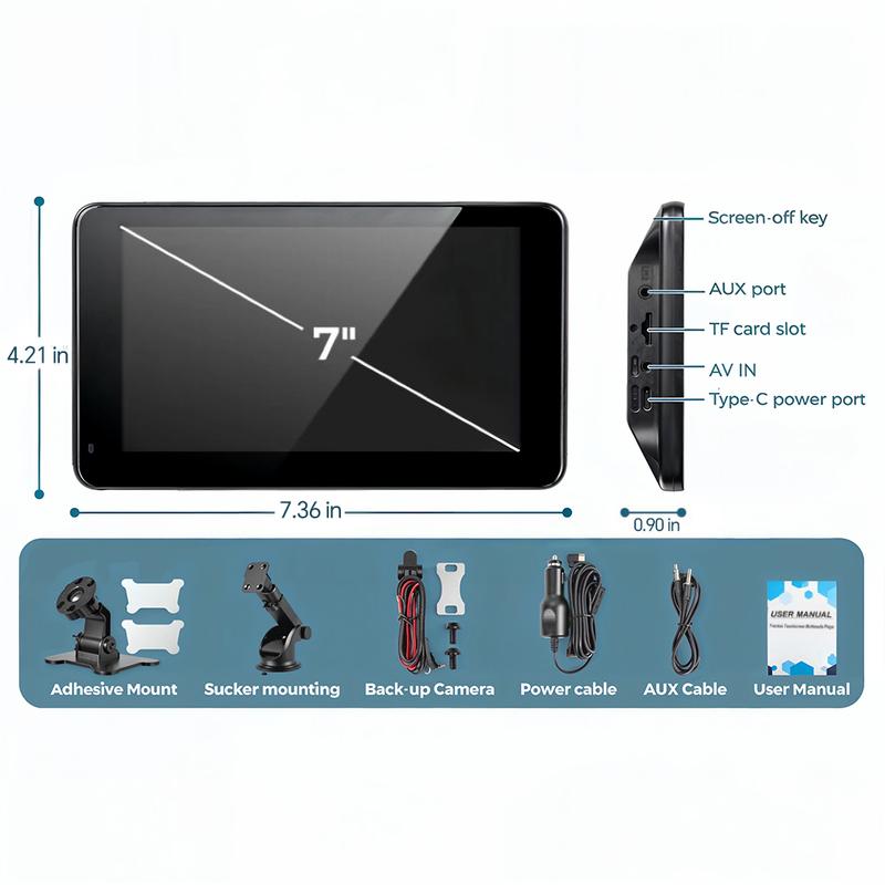 【PASLDA】New Year Gift ：2026 Upgraded Wireless CarPlay Screen for Andriod & Iphone : The Ultimate Portable Car Play Adapter for Seamless In-Car Entertainment