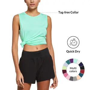 baleaf Women's Workout Tank Tops Sleeveless Exercise Running Active Shirts for Pickleball Sports Casual Loungewear Home